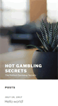 Mobile Screenshot of hotgamblingsecrets.com
